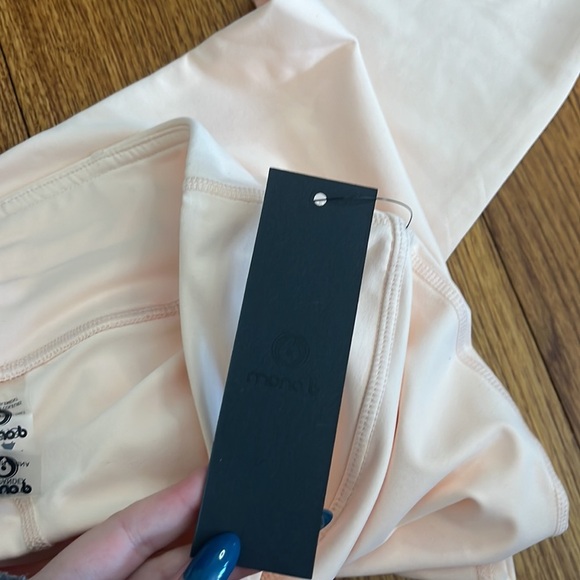 NWT Mono b Woman’s Light Pink Leggings Size M - Picture 6 of 7